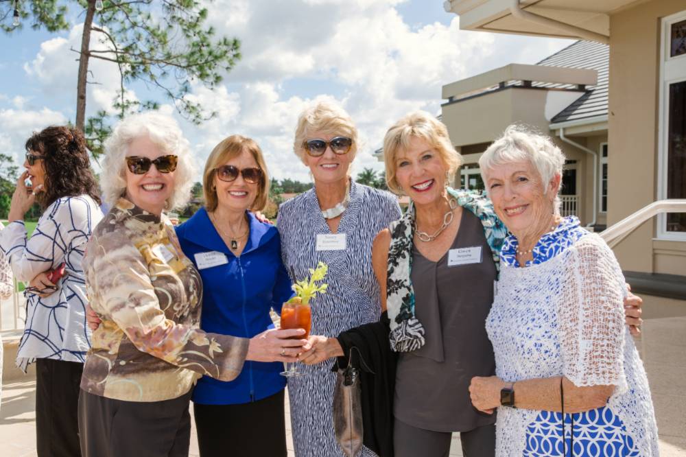 Group of five ladies outside at Naples 2019